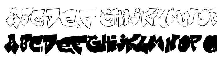 глифы шрифта Zit Graffiti, символы шрифта Zit Graffiti, символьная карта шрифта Zit Graffiti, предварительный просмотр шрифта Zit Graffiti, алфавит шрифта Zit Graffiti, шрифт Zit Graffiti
