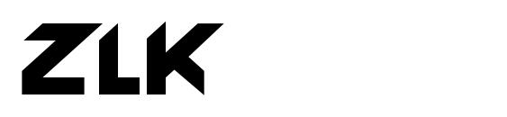 шрифт Zlk, бесплатный шрифт Zlk, предварительный просмотр шрифта Zlk