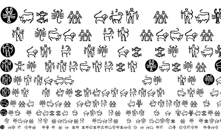 specimens Zodiac font, sample Zodiac font, an example of writing Zodiac font, review Zodiac font, preview Zodiac font, Zodiac font