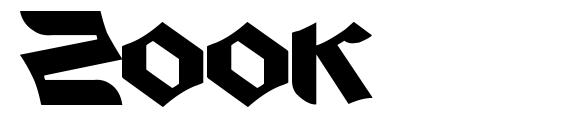 Шрифт Zook