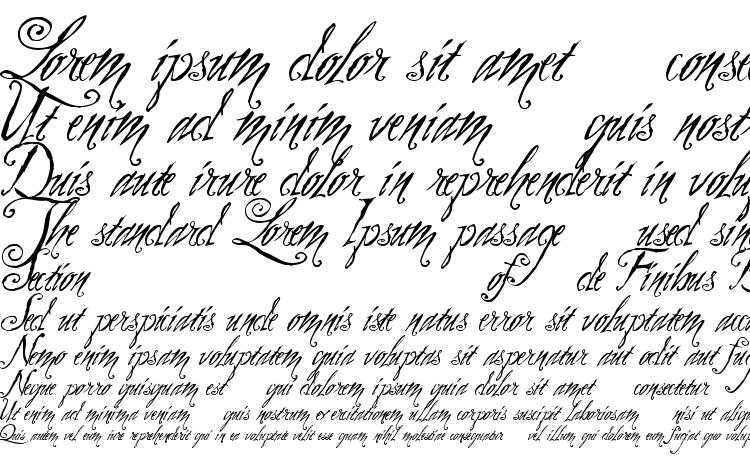 specimens Zothique Demo font, sample Zothique Demo font, an example of writing Zothique Demo font, review Zothique Demo font, preview Zothique Demo font, Zothique Demo font