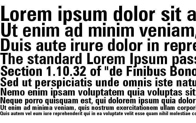 specimens Zurich Bold Condensed BT font, sample Zurich Bold Condensed BT font, an example of writing Zurich Bold Condensed BT font, review Zurich Bold Condensed BT font, preview Zurich Bold Condensed BT font, Zurich Bold Condensed BT font