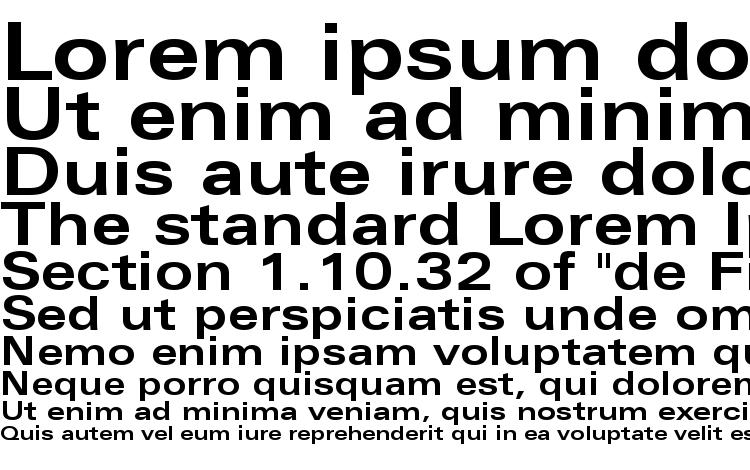 specimens Zurich Bold Extended BT font, sample Zurich Bold Extended BT font, an example of writing Zurich Bold Extended BT font, review Zurich Bold Extended BT font, preview Zurich Bold Extended BT font, Zurich Bold Extended BT font