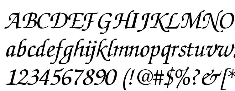 глифы шрифта ZurichCalligraphic Italic, символы шрифта ZurichCalligraphic Italic, символьная карта шрифта ZurichCalligraphic Italic, предварительный просмотр шрифта ZurichCalligraphic Italic, алфавит шрифта ZurichCalligraphic Italic, шрифт ZurichCalligraphic Italic