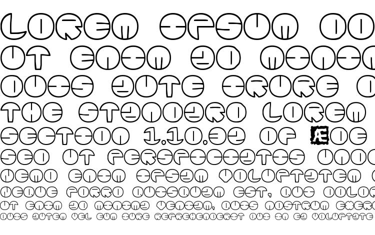 specimens Zurklez Outline BRK font, sample Zurklez Outline BRK font, an example of writing Zurklez Outline BRK font, review Zurklez Outline BRK font, preview Zurklez Outline BRK font, Zurklez Outline BRK font