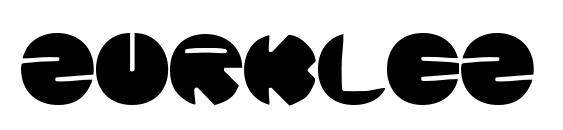 Шрифт Zurklez solid (brk), Смешные шрифты