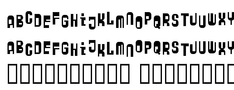 glyphs ZyberBob font, сharacters ZyberBob font, symbols ZyberBob font, character map ZyberBob font, preview ZyberBob font, abc ZyberBob font, ZyberBob font