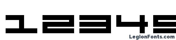 [.squarepusherv2.5.] Font, Number Fonts