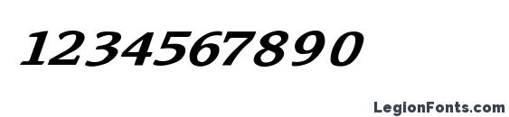 007 GoldenEye Font, Number Fonts