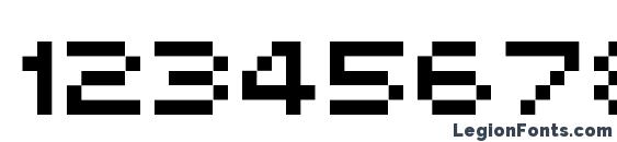 04b 21 Font, Number Fonts