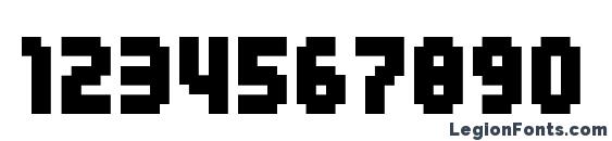 04b 25 Font, Number Fonts