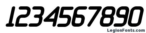 11S01 Black Tuesday Italic Font, Number Fonts