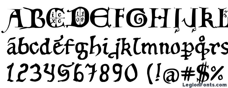 glyphs 12th century caps font, сharacters 12th century caps font, symbols 12th century caps font, character map 12th century caps font, preview 12th century caps font, abc 12th century caps font, 12th century caps font