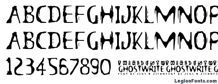 glyphs 13th Ghostwrite JRZ font, сharacters 13th Ghostwrite JRZ font, symbols 13th Ghostwrite JRZ font, character map 13th Ghostwrite JRZ font, preview 13th Ghostwrite JRZ font, abc 13th Ghostwrite JRZ font, 13th Ghostwrite JRZ font