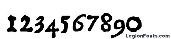1550 Font, Number Fonts