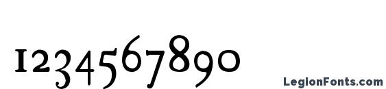 18thCentury Font, Number Fonts