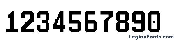 1st Sortie Font, Number Fonts
