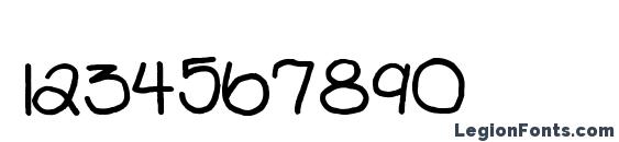 2peas blueberry pie Font, Number Fonts