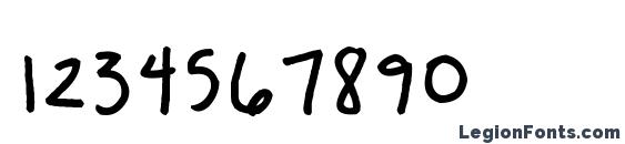 2peas chicken shack Font, Number Fonts