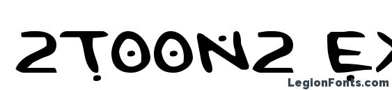 2Toon2 Expanded Font