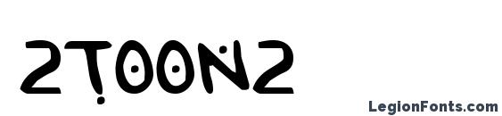 2Toon2 font, free 2Toon2 font, preview 2Toon2 font