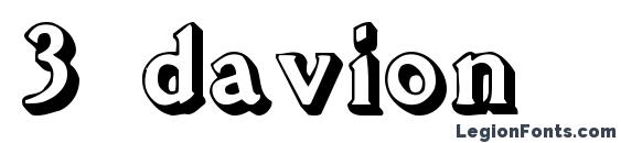 3 davion Font