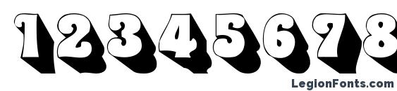 3 dswinger Font, Number Fonts