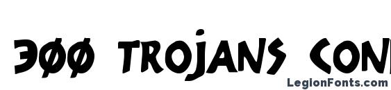 300 Trojans Condensed font, free 300 Trojans Condensed font, preview 300 Trojans Condensed font