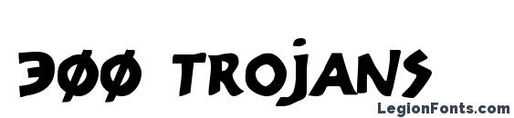 300 Trojans font, free 300 Trojans font, preview 300 Trojans font