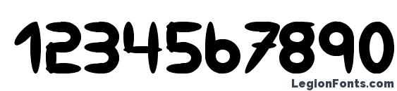 309 Font, Number Fonts
