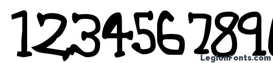 42 Font, Number Fonts