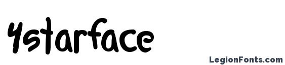 4starface font, free 4starface font, preview 4starface font