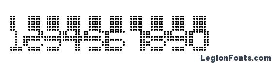 5000 Font, Number Fonts