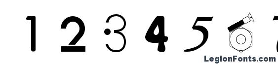 50fnts 2 Font, Number Fonts