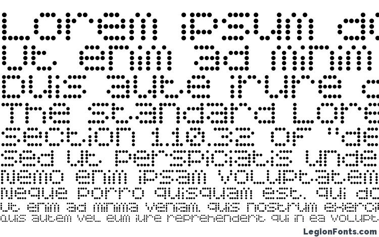 specimens 5x5 dots font, sample 5x5 dots font, an example of writing 5x5 dots font, review 5x5 dots font, preview 5x5 dots font, 5x5 dots font