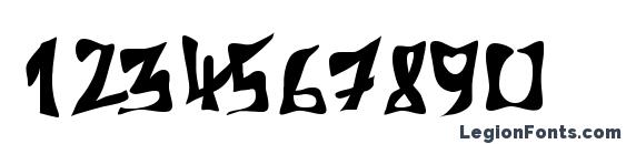612kb Font, Number Fonts