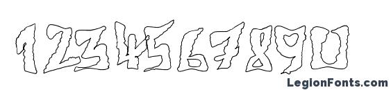 612KosheyLinePL Bold Font, Number Fonts