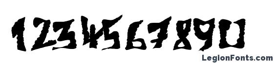 612KosheyPL Bold Font, Number Fonts