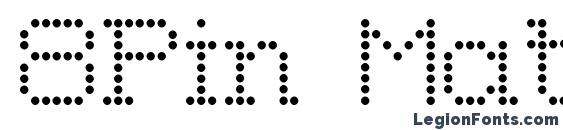 8Pin Matrix Font