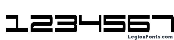 911 Porscha Condensed Font, Number Fonts