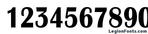 a AlbionicNr Bold Font, Number Fonts