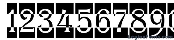 a AlgeriusNrDcCm Font, Number Fonts