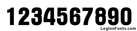 a Alterna Font, Number Fonts