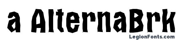 a AlternaBrk font, free a AlternaBrk font, preview a AlternaBrk font