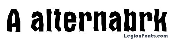 A alternabrkdemi Font