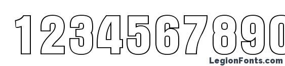 a AlternaOtl Font, Number Fonts