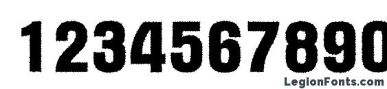 a AlternaRg Font, Number Fonts
