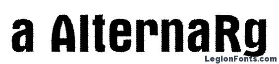 шрифт a AlternaRg, бесплатный шрифт a AlternaRg, предварительный просмотр шрифта a AlternaRg
