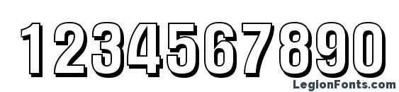 a AlternaSh Font, Number Fonts
