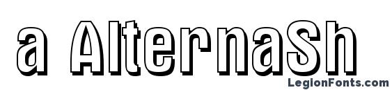 a AlternaSh font, free a AlternaSh font, preview a AlternaSh font